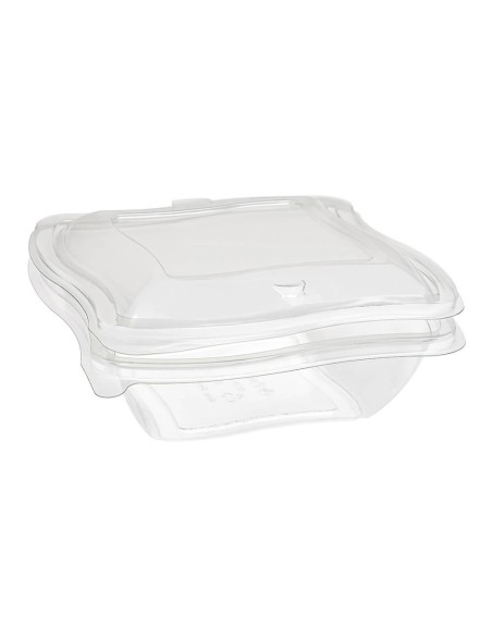 ▷ Tigela de Plástico Descartável com Tampa 1.000 cc - Envio 24h.