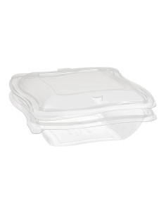 ▷ Saladeira de Plástico Descartável Premium 750 cc + Tampa - Envio 24h.