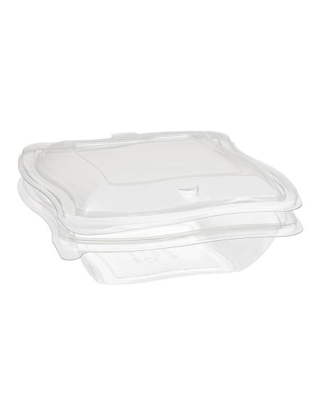 ▷ Saladeira de Plástico Descartável Premium 750 cc + Tampa - Envio 24h.