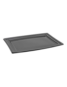 ▷ Bandeja de Plástico Retangular Preta - Envio Gratuito 24h.