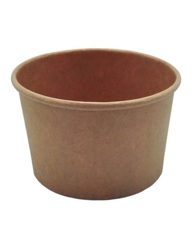 ▷ Tarrina de Papel Kraft para Helado 240 cc - Envío 24h.