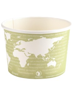 ▷ Embalagem para Sopa Compostável 470 cc - Envases del Mediterráneo ✅