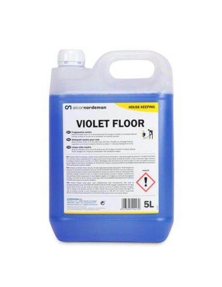 ▷ Limpador de chão geral 5L com cheiro de violetas - Limpeza profissional