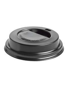 ▷ Tapa Negra para Vaso de Papel para Café 9 Oz / 12 Oz - Envío 24h.✅✅