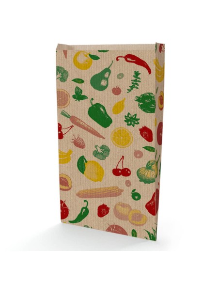 ▶️ Bolsa para fruta antihumidade 18x32+10cm (200 Unid) - Sacos para frutaria