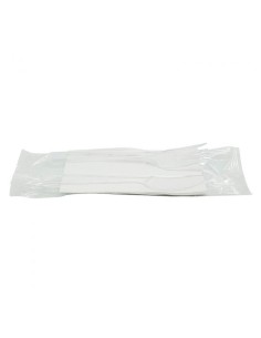 ▶️Conjunto de Talheres econômicos com guardanapo branco (500 Unid.)