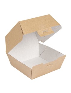 ▷ Caixa de Hambúrguer de Cartão 13X12,5X9 cm. - Envio em 24h. ✅✅