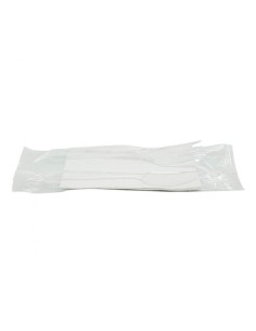 CONJUNTO DE TALHERES REUTILIZÁVEIS TRANSPARENTES (3 PEÇAS)