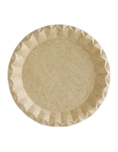 ▶️ Prato de papel Kraft Económico 23 cm. (100 Unidades) - Envio 24h.