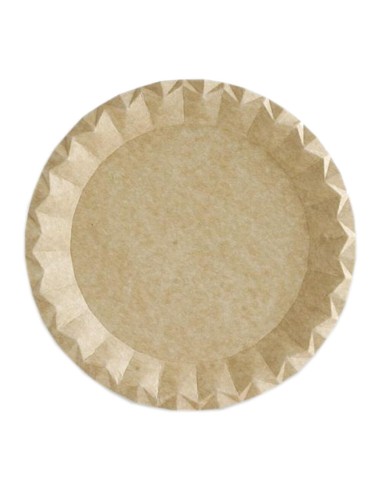 ▶️ Prato de papel Kraft Económico 23 cm. (100 Unidades) - Envio 24h.