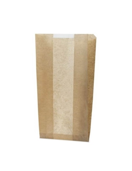 Saco de papel com janela? 24X43+6 cm. Envio gratuito 24 horas. ✈️