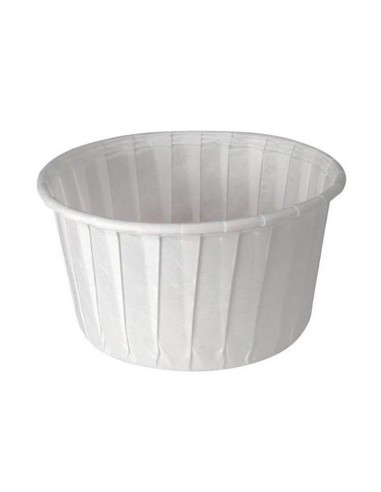 ▷ Porta-molho de Papel Plissado 0,75 Oz/22 ml. - Entrega em 24h