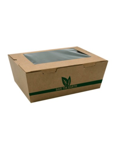 ▶️ Caja de papel con ventana 195X140X65 mm (200 Uds.) - Envío 24/48h