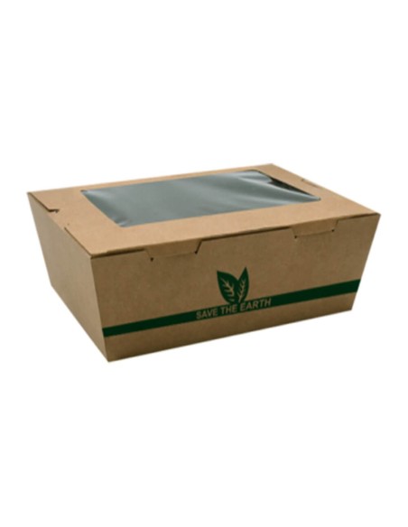 ▶️ Caja de papel con ventana 195X140X65 mm (200 Uds.) - Envío 24/48h