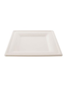 ▷ Prato Quadrado Fibra 20x20 cm - Envases del Mediterráneo