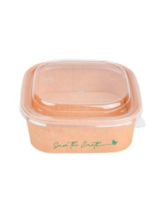 ▷ Saladeira de Papel Quadrada 500 cc - Entrega em 24h.