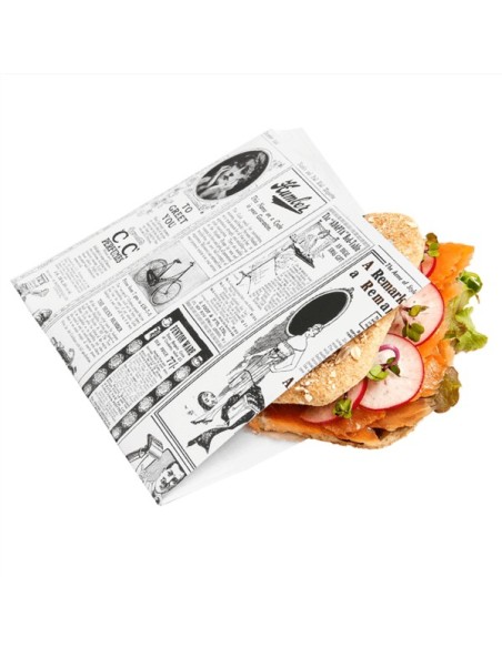 ▷ Papel aberto dos lados Design Jornal 17x18 cm. – Envio 24h.