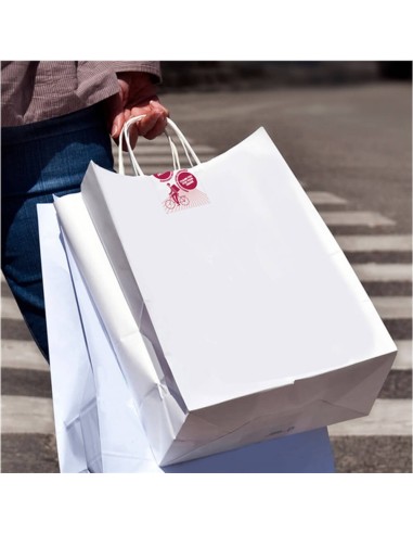 ▷ Etiquetas adesivas brancas de papel 5x8 cm. – Envio 24h.