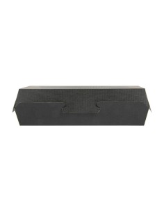 ▷ Caixa para sanduíche preta 26,5X12,2X7 cm. – Entrega em 24h. 2