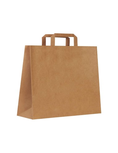 ▷ Bolsa de Papel Con Asas Kraft 22X10X29 cm - Envío 24h.