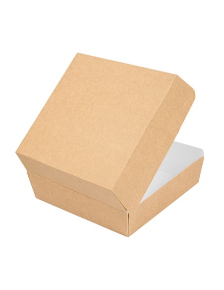 ▷ Caixa de Hambúrguer de Cartão Larga 17,6x16,8x7,8 cm. - Entrega em 24h. ✅✅