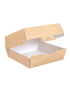 ▷ Caixa de Hambúrguer de Cartão Larga 17,6x16,8x7,8 cm. - Entrega em 24h. ✅✅