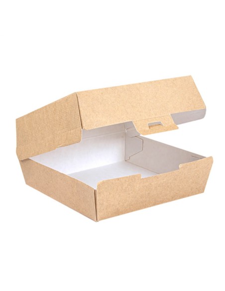 ▷ Caixa de Hambúrguer de Cartão Larga 17,6x16,8x7,8 cm. - Entrega em 24h. ✅✅