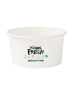 ▷ Tarrina Helado Blanca 4 OZ 120 ml. - Envío 24h.