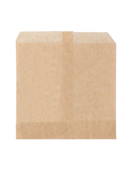 ▷ Saco Kraft anti-gordura 12x12 cm. - Entrega em 24h.