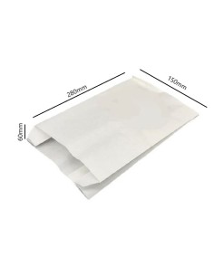✅ Sacos de Papel Antigordura 15X28+6 cm - Envio 24h. 2