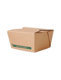 Caixa de Papel Americana para Comida 900 cc - Envio 24h.