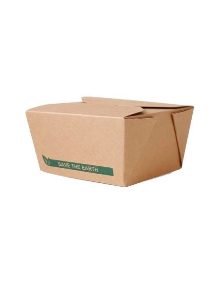Caixa de Papel Americana para Comida 900 cc - Envio 24h.