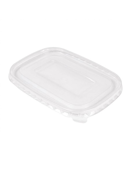 ▶️ Tampa de Recipiente Retangular de Papel Kraft 500/750/1.000 cc. Envio em 24 horas.