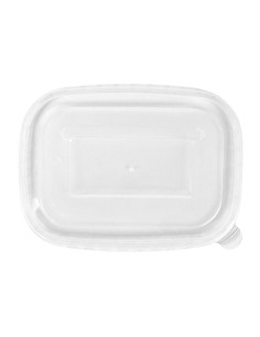 ▶️ Tampa de Recipiente Retangular de Papel Kraft 500/750/1.000 cc. Envio em 24 horas. 2