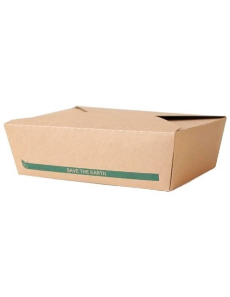 ▷ Caixa de Papel para Comida 1.400 cc - Envases del Mediterráneo.