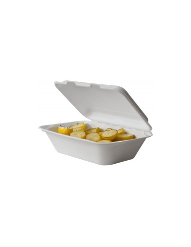 ▷ Bandeja de Caña de Azúcar + Tapa 625 cc para Take Away ✅- Envío 24h.