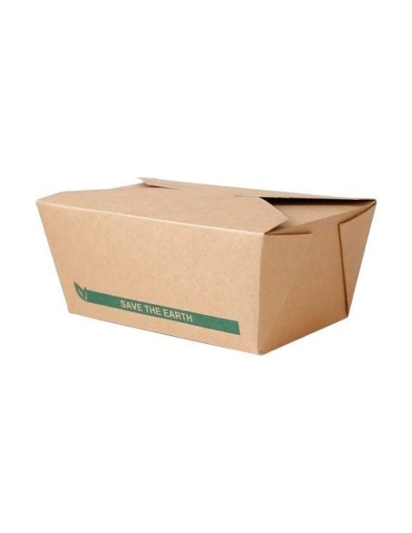 Caixa de Papel para Comida 1.900 cc - Envases del Mediterráneo.