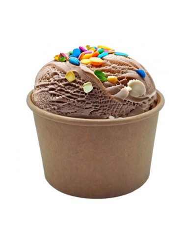 ▷ Tarrina de Papel Kraft para Helado 360 cc - Envío 24h.