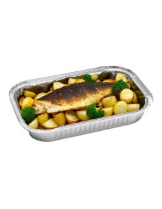 ▷ Envases de Aluminio para Transportar Comida 1500 cc - Envío 24h.
