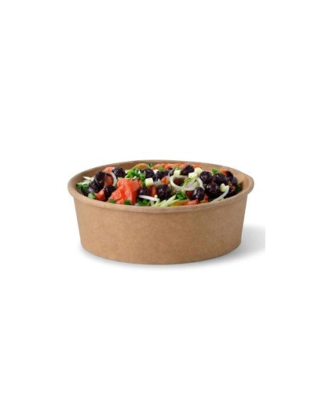 ✅ Ensaladera de Papel Kraft 500 cc - Envío Gratuito 24h.