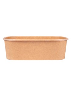 PACK ENVASE RECTANGULAR KRAFT 750 cc + TAPA (300 Uds.) 2