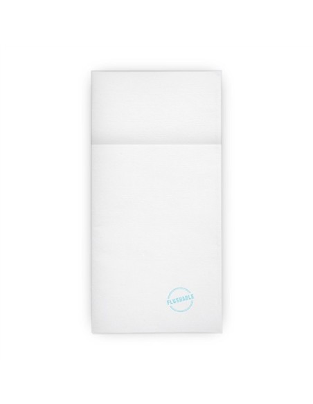 SERVILLETAS CANGURO BLANCAS 40x40 CM (50 Uds.)