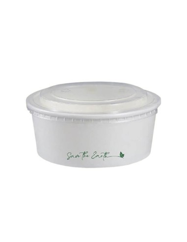 ✅ Ensaladera de Papel Blanca 750 cc - Envío Gratuito 24h.