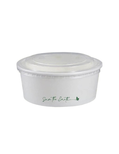 ✅ Ensaladera de Papel Blanca 750 cc - Envío Gratuito 24h.