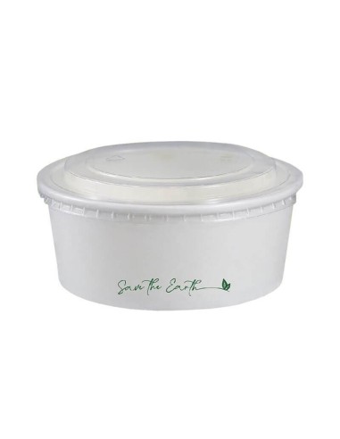 ✅ Ensaladera de Papel Blanca 1.000 cc - Envío Gratuito 24h.