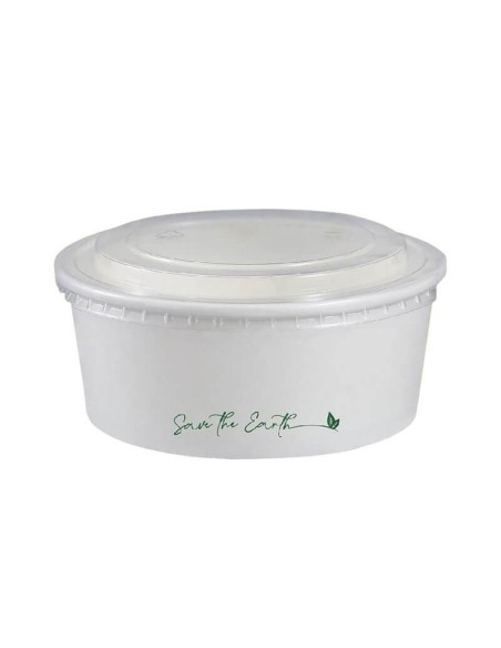 ✅ Ensaladera de Papel Blanca 1.000 cc - Envío Gratuito 24h.