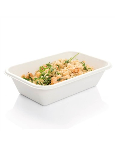 ▷ Bandeja de Cana-de-Açúcar 210x140x50mm 940 cc - Envio 24h.