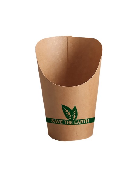 ▷ Vaso Cartón para Fritos y Wraps 500 ml.