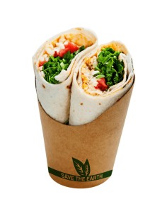 ▷ Copo de Cartão para Fritos e Wraps 500 ml.