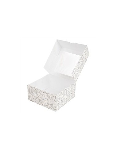 ▷ Caixa para Bolo com Janela 24x24x12cm– Envio Gratuito 24h.